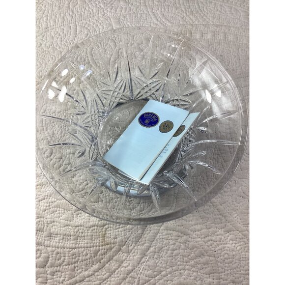 Bohemia 24% Lead Crystal Decorative Bowl*Czech Republic *NWB - Picture 3 of 9